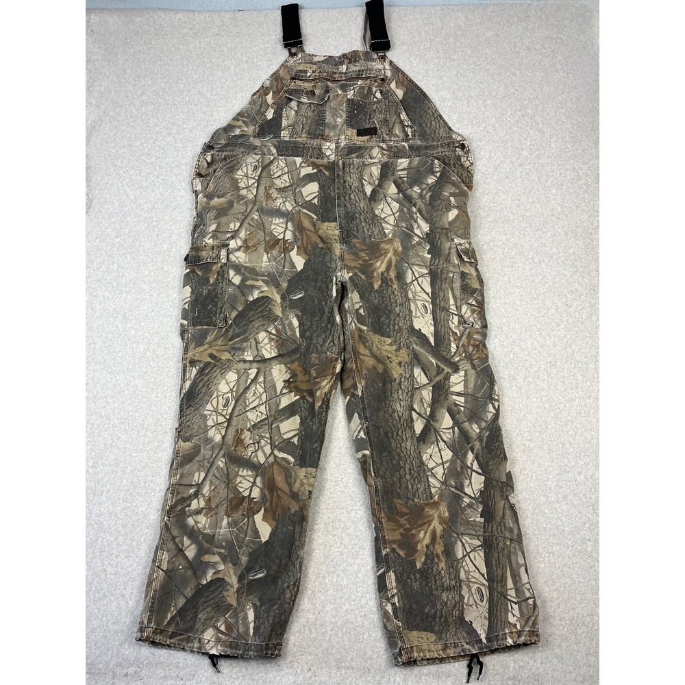 Vintage‎ Liberty Overarall Mens 50 Reg Camouflage Realtree Hardwood Hunting